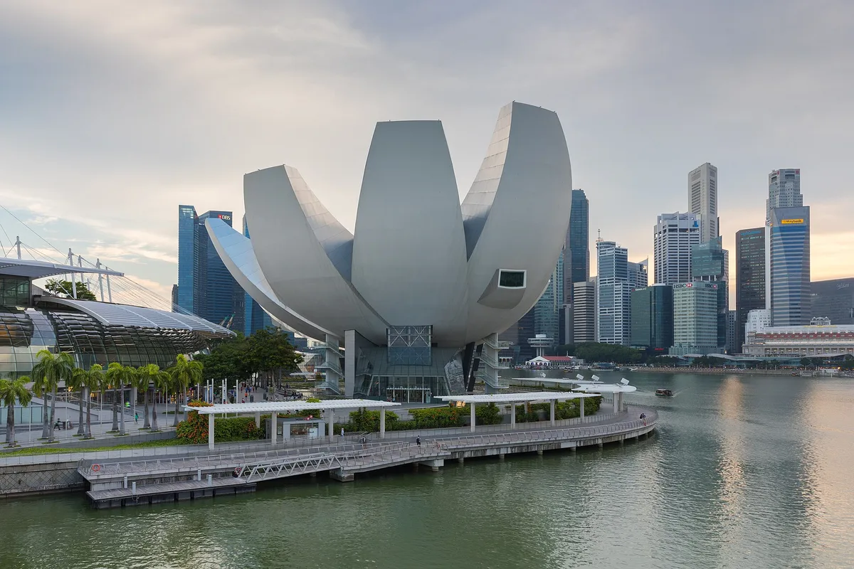 ArtScience Museum in Marina Bay, Singapore