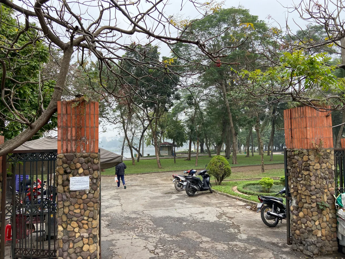 Thong Nhat Park in Hanoi, Vietnam