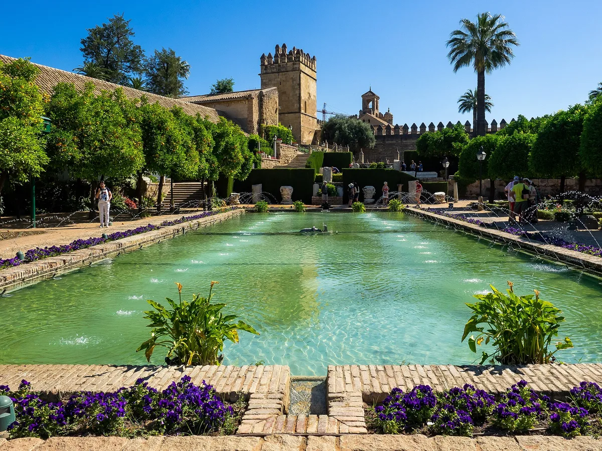 Alcázar de los Reyes Cristianos in Cordoba, Spain