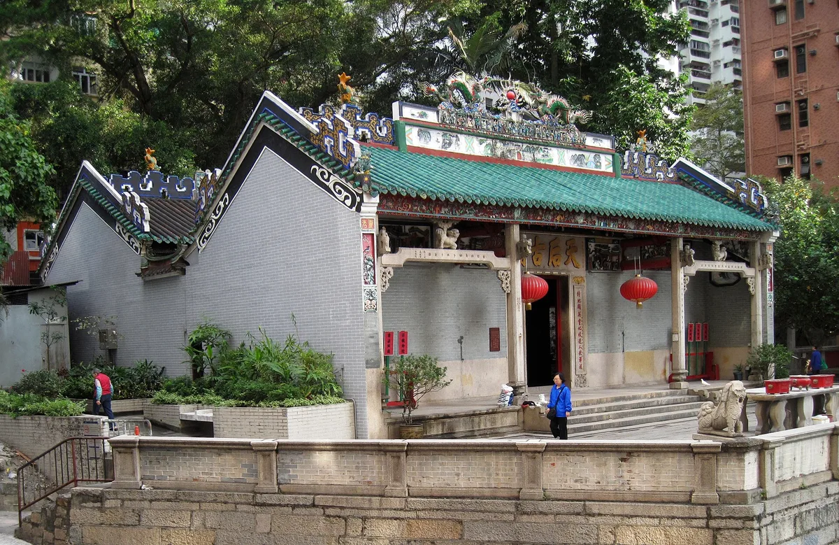 Tin Hau Temple, Causeway Bay in Causeway Bay, Hong Kong