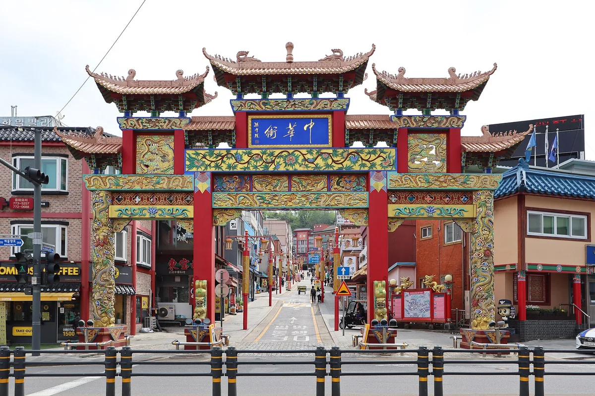 Incheon Chinatown in Incheon, South Korea