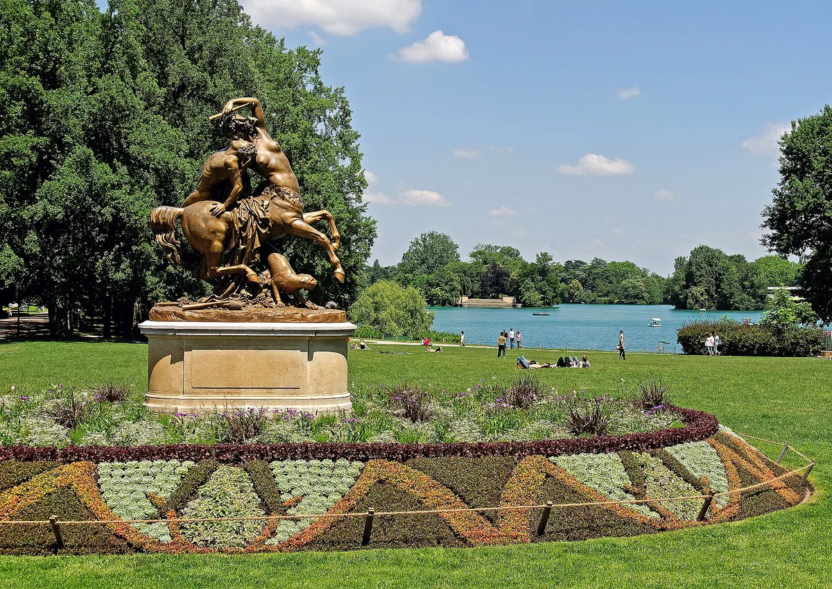 Parc de la Tête d'Or in Lyon, France