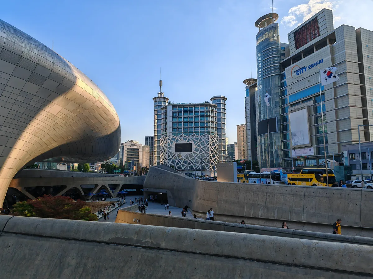 DDP Winter Lights Festival in Seoul, South Korea