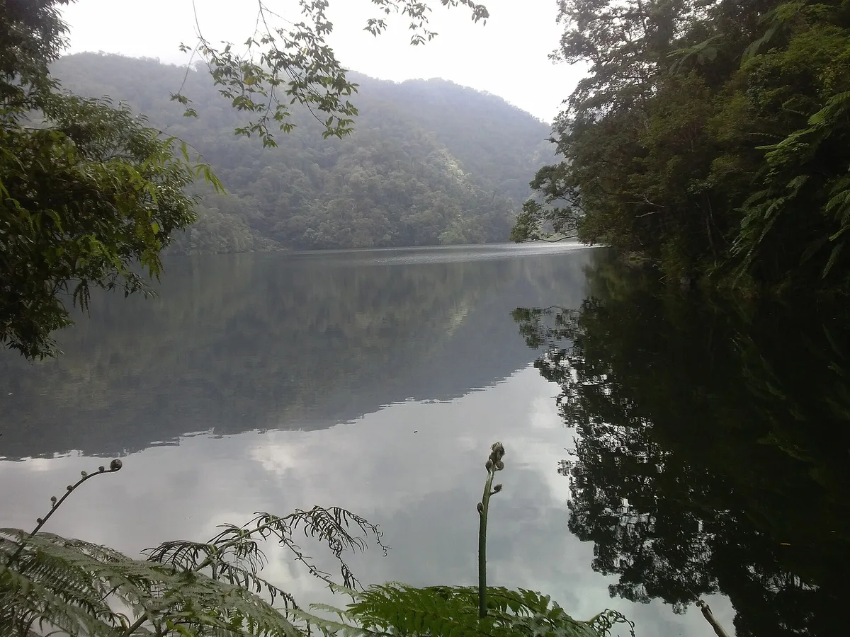 Balinsasayao Twin Lakes Natural Park in Dumaguete, Philippines
