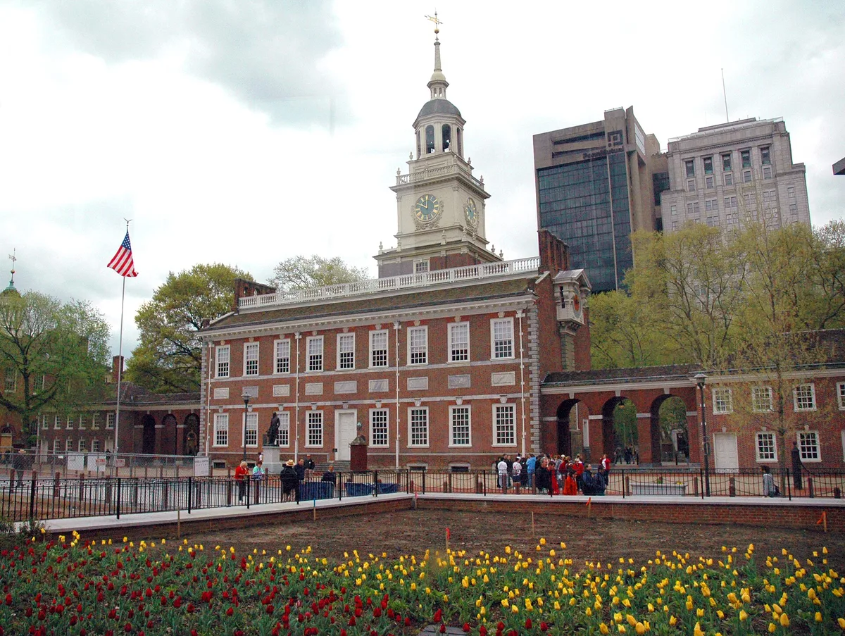 Independence Hall in Philadelphia, United States