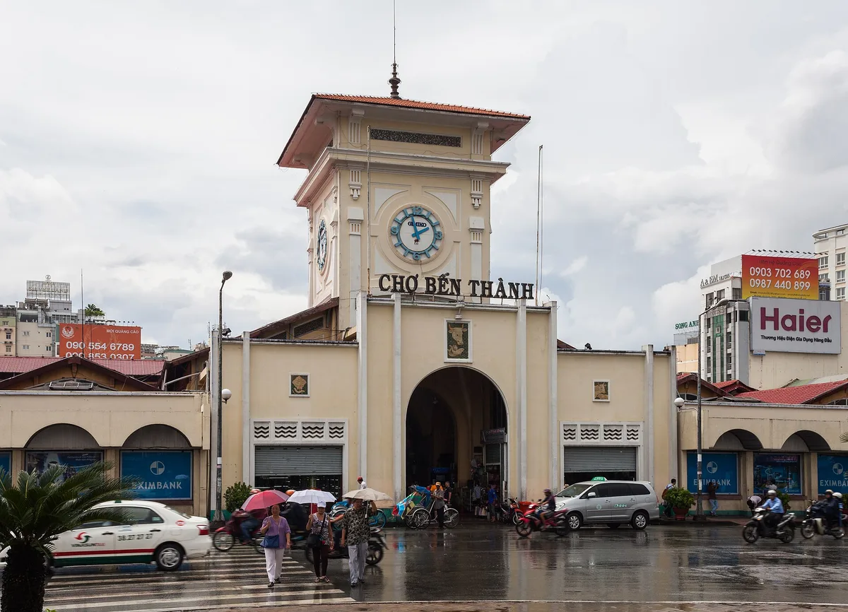 Ben Thanh Market in Ho Chi Minh City, Vietnam