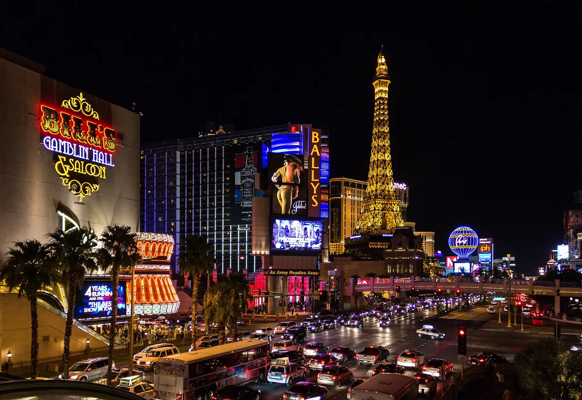 Las Vegas Strip in Las Vegas, United States