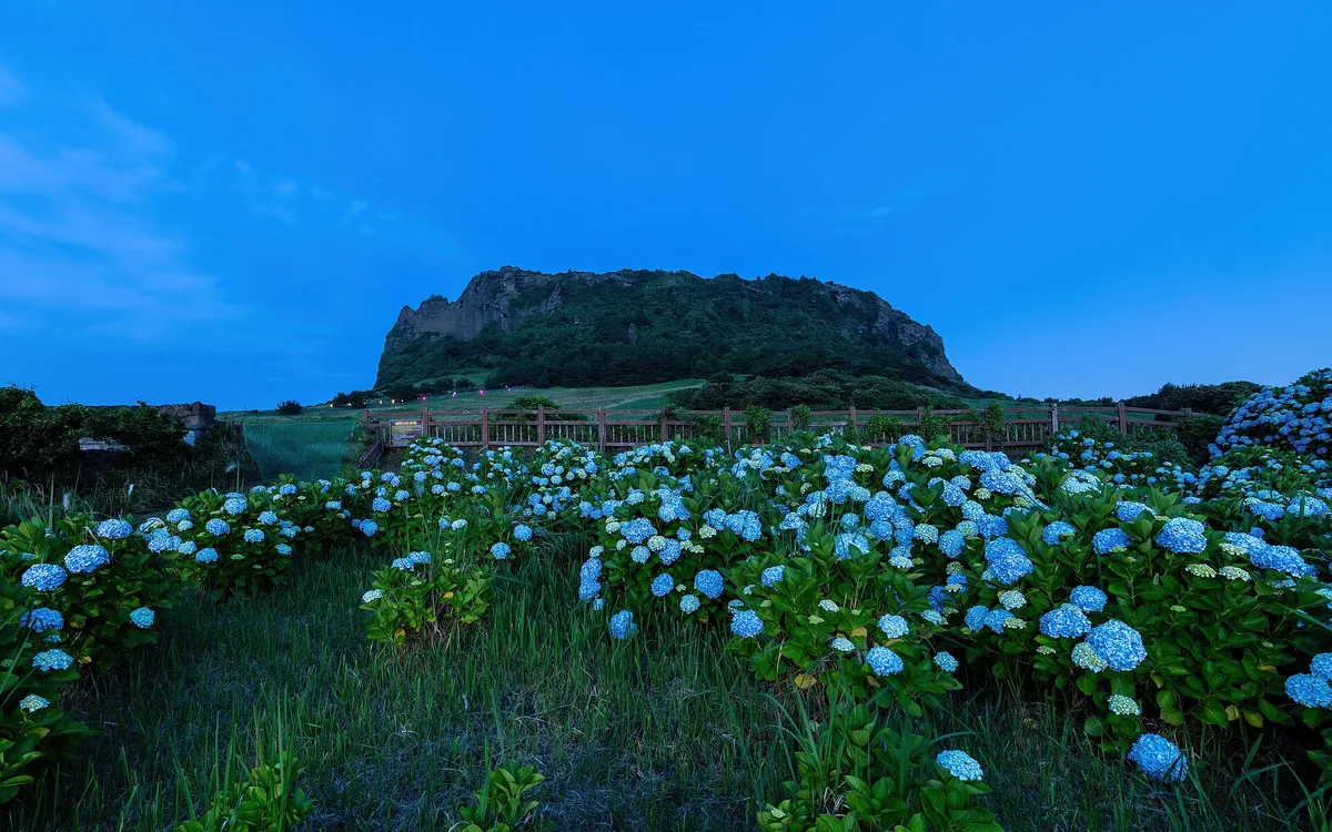 Seongsan Ilchulbong in Jeju, South Korea