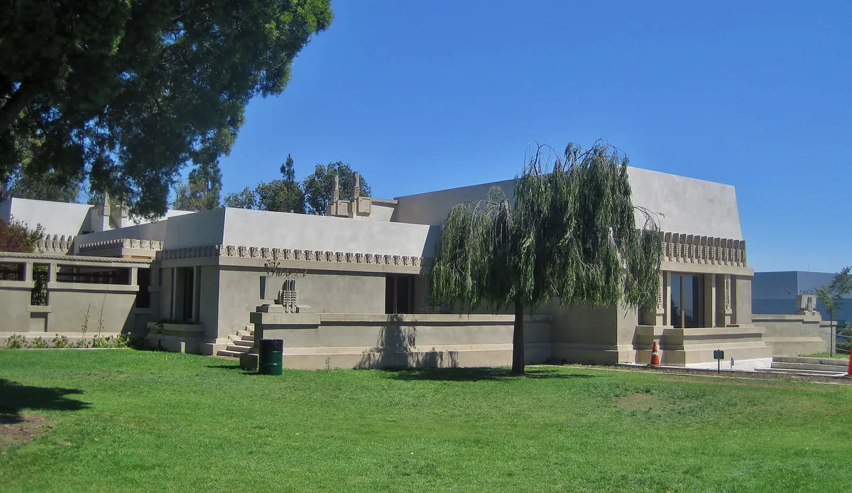 Hollyhock House in Los Angeles, United States