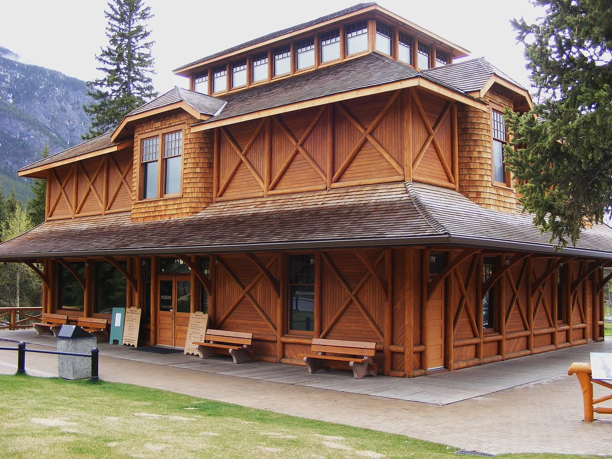 Banff Park Museum National Historic Site in Banff, Canada
