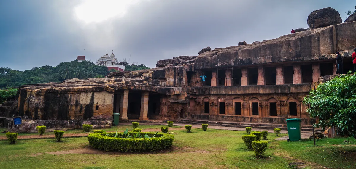 Udayagiri and Khandagiri Caves in Bhubaneswar, India