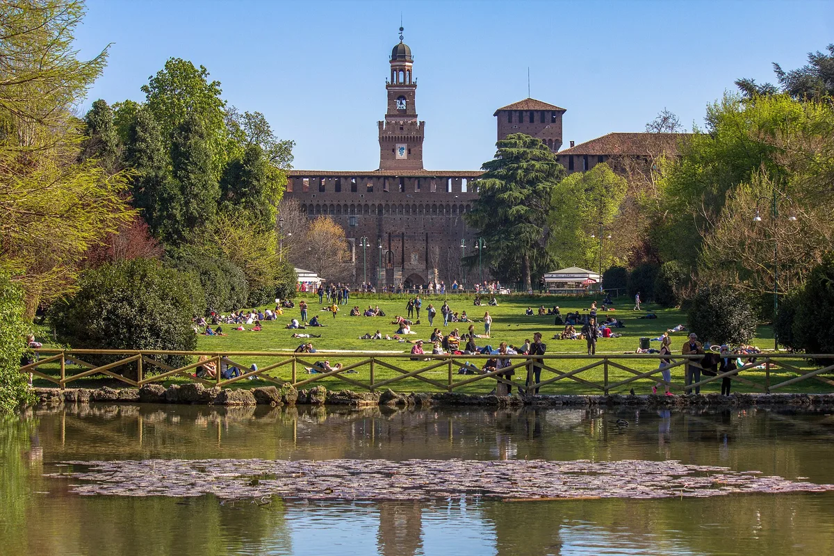 Parco Sempione in Milan, Italy