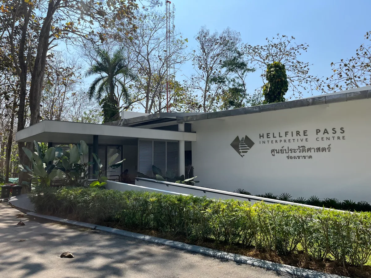 Hellfire Pass Interpretive Centre in Kanchanaburi, Thailand