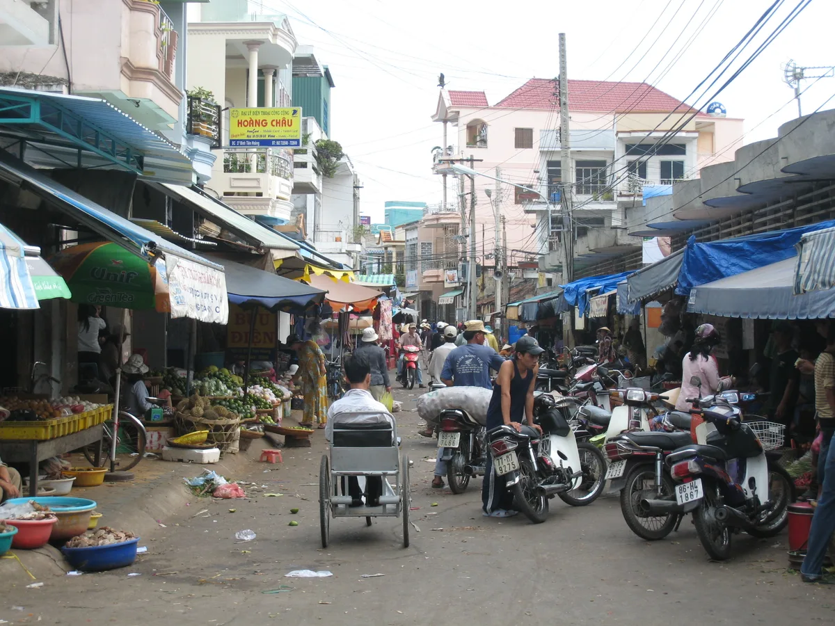 Phan Thiết Market in Mui Ne, Vietnam