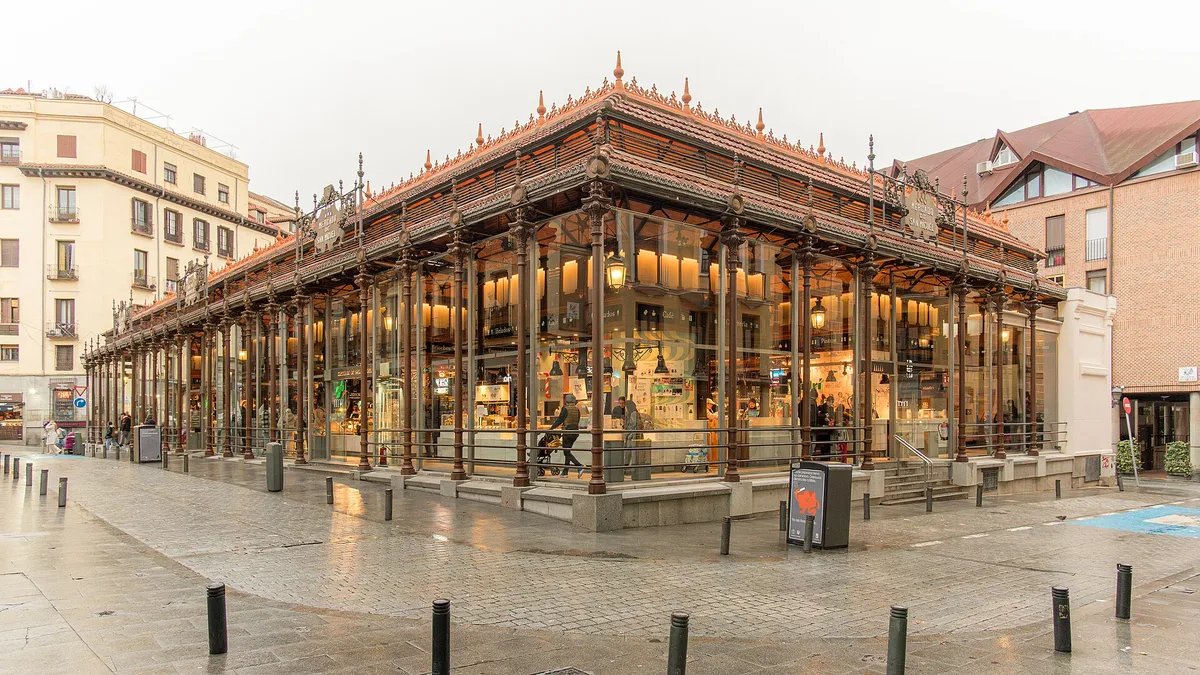 Mercado de San Miguel in Madrid, Spain
