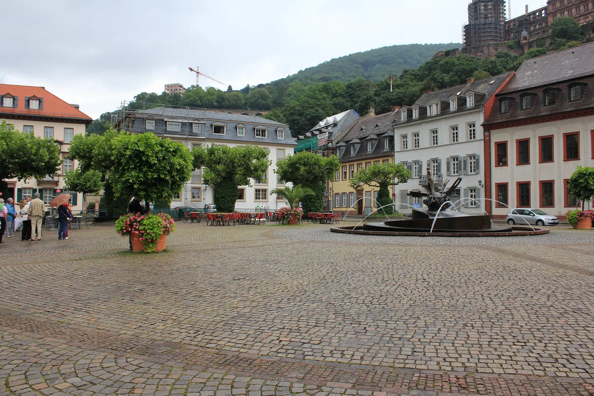 Karlsplatz in Heidelberg, Germany