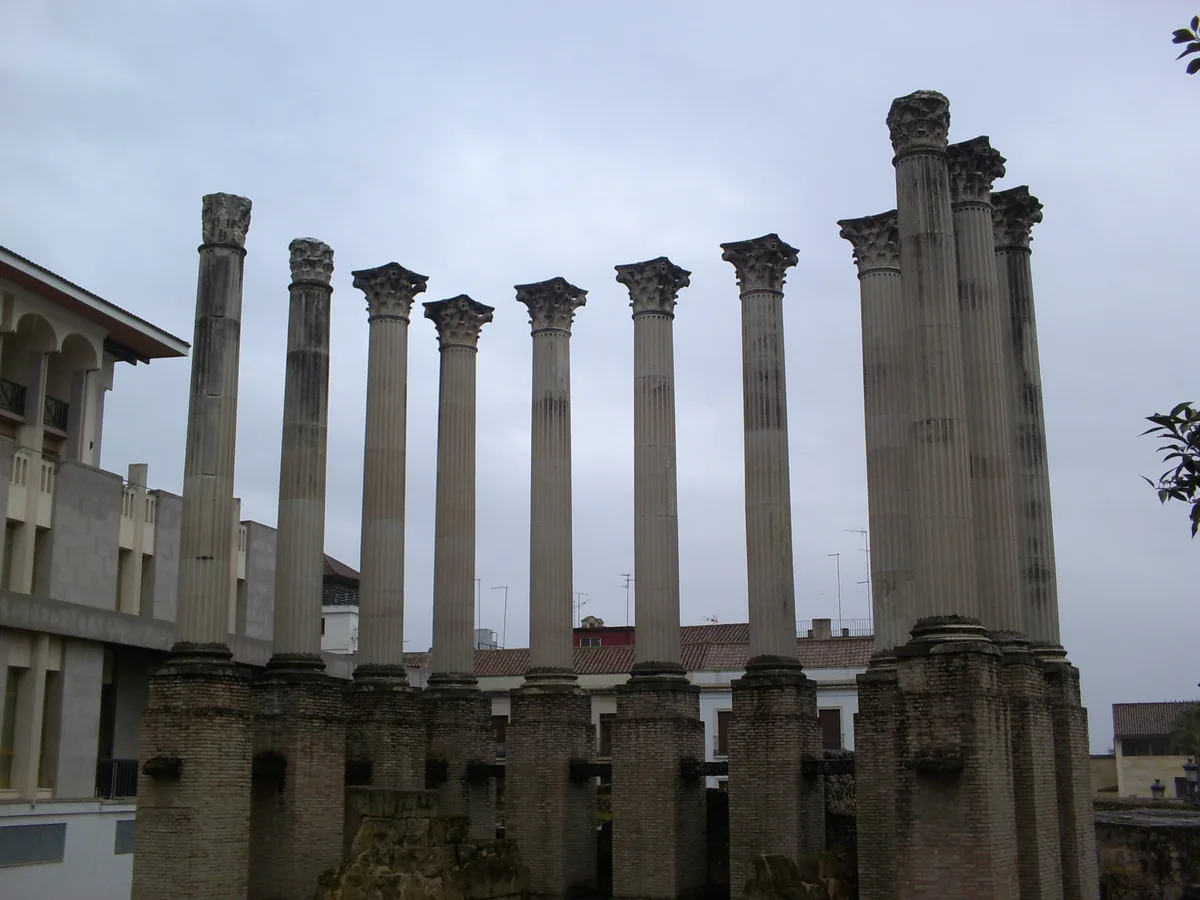 Templo Romano in Cordoba, Spain