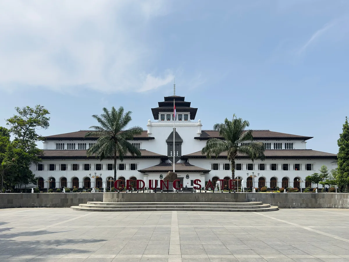 Gedung Sate in Bandung, Indonesia