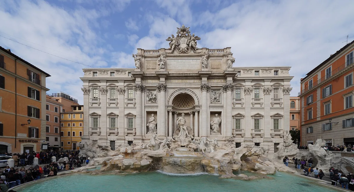 Trevi Fountain in Rome, Italy
