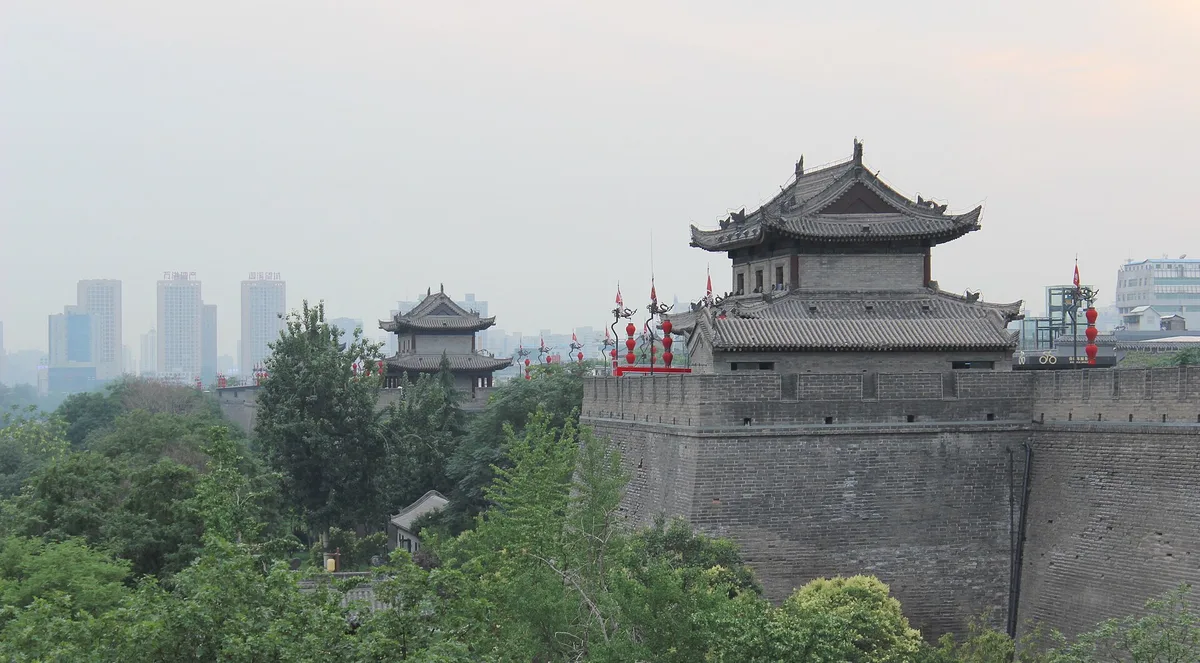 Ancient City Wall in Xi'an, China