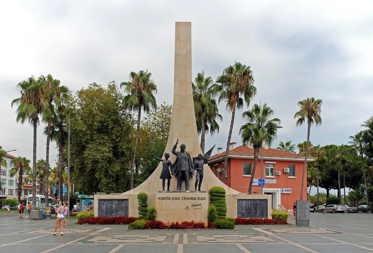 Mustafa Kemal Atatürk Monument in Alanya, Turkey