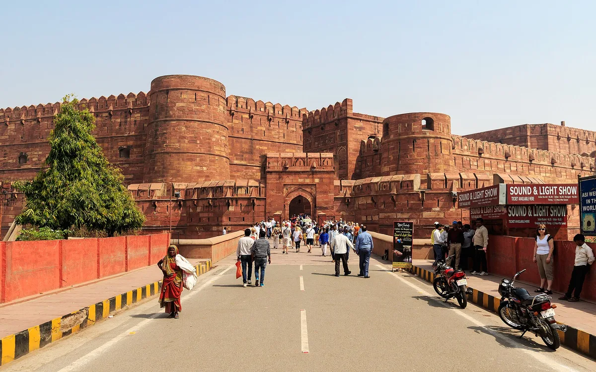 Agra Fort in Agra, India