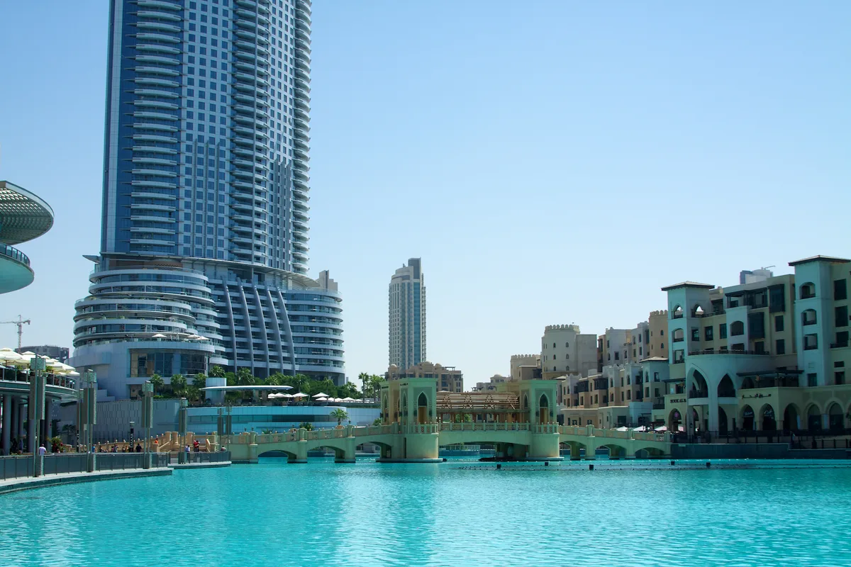 Burj Park in Downtown Dubai, United Arab Emirates