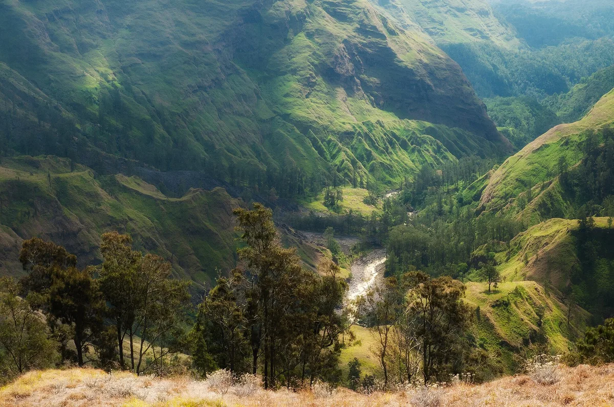 Mount Rinjani National Park in Lombok, Indonesia