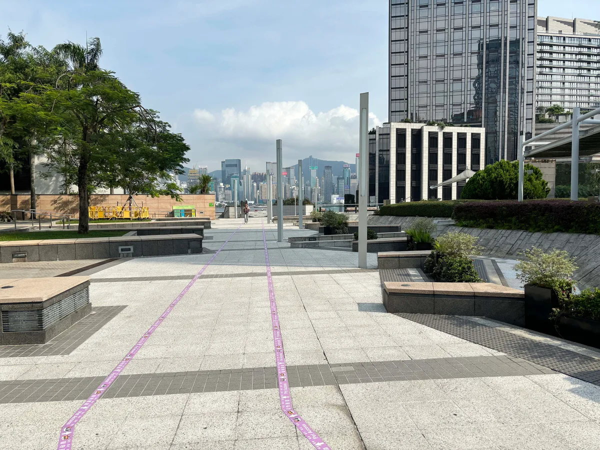 Tsim Sha Tsui Waterfront Park in Tsim Sha Tsui, Hong Kong