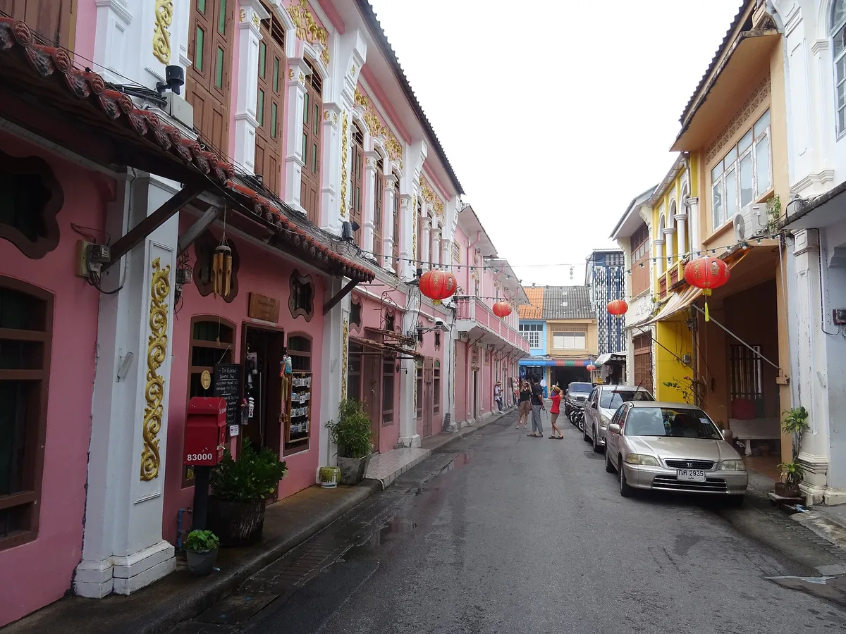 Phuket Old Town in Phuket, Thailand