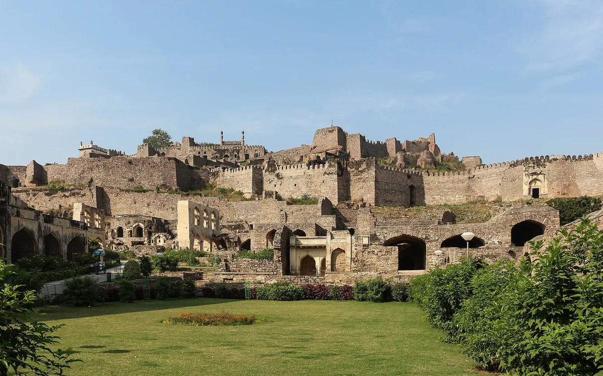 Golconda Fort in Hyderabad, India