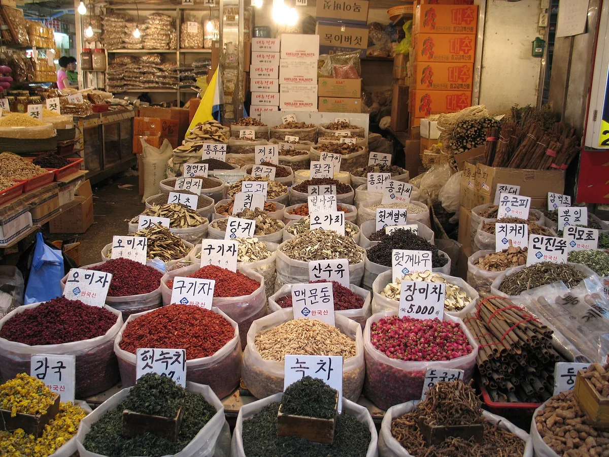 Gyeongdong Market in Seoul, South Korea