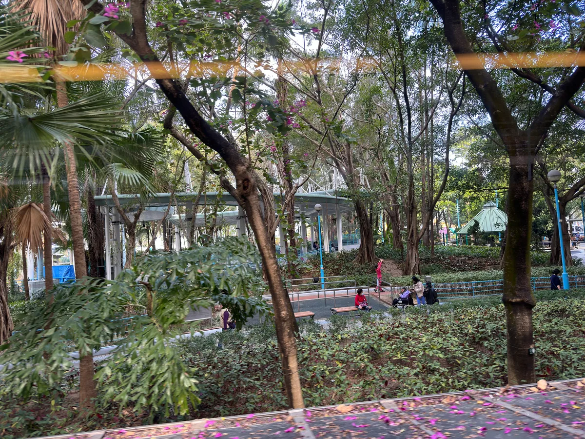 Belcher Bay Park in Kennedy Town, Hong Kong