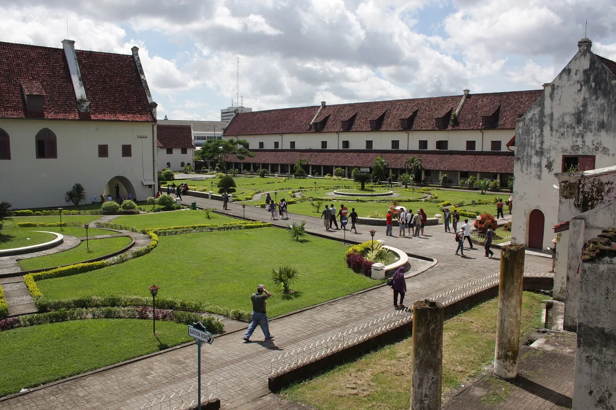 Fort Rotterdam in Makassar, Indonesia