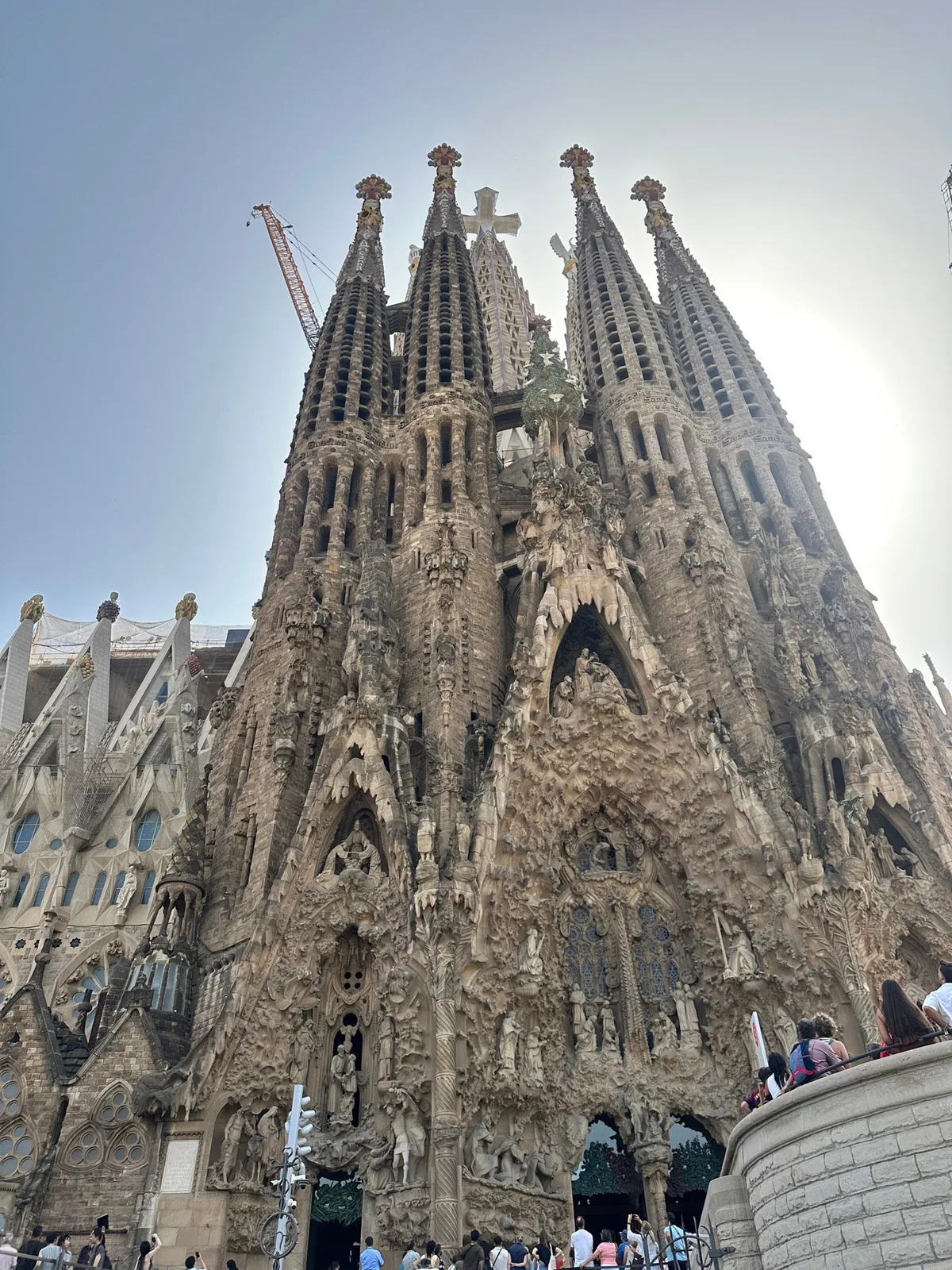 Basilica of the Sagrada Familia in Barcelona, Spain