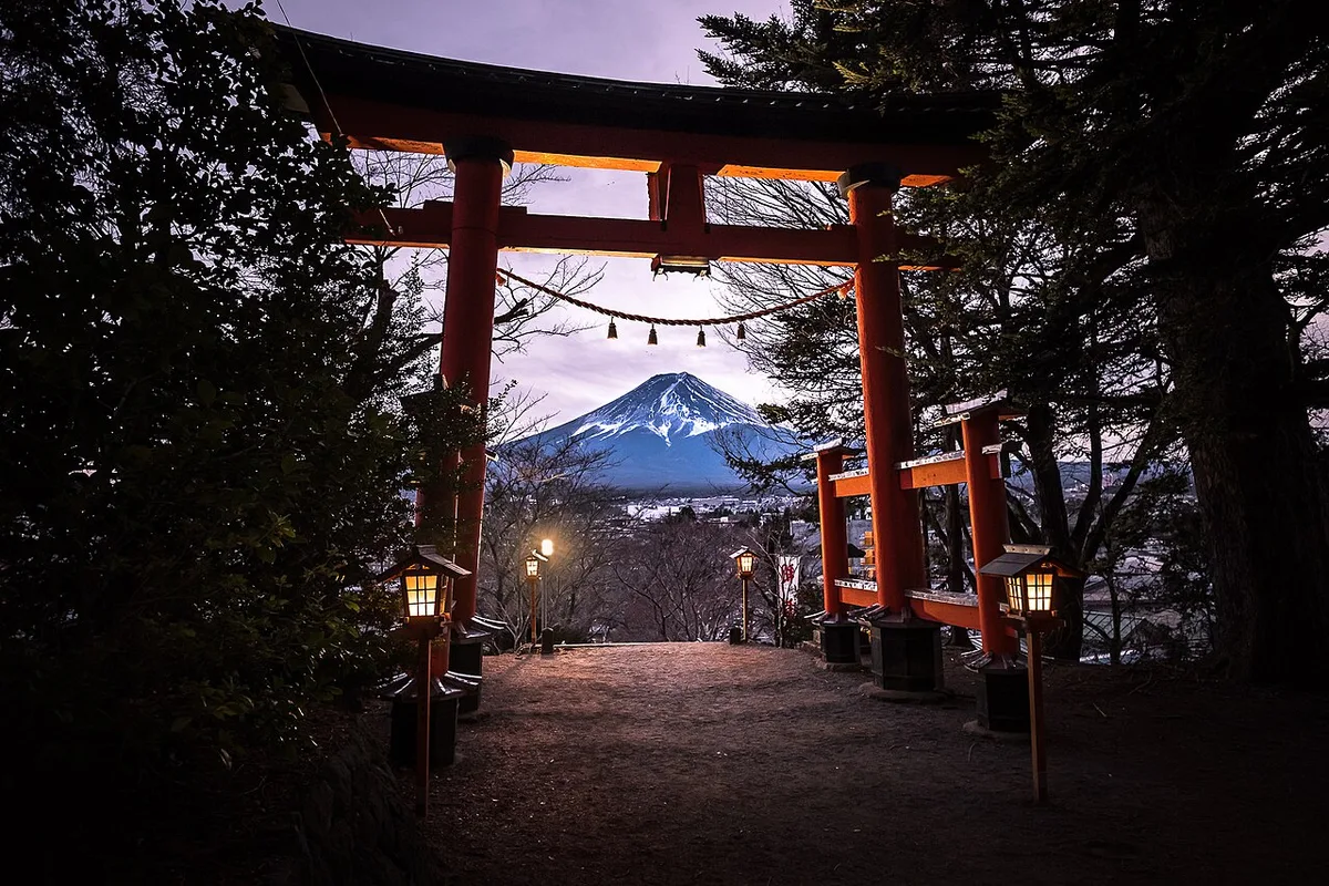 Mt. Fuji International Marathon in Fujiyoshida, Japan