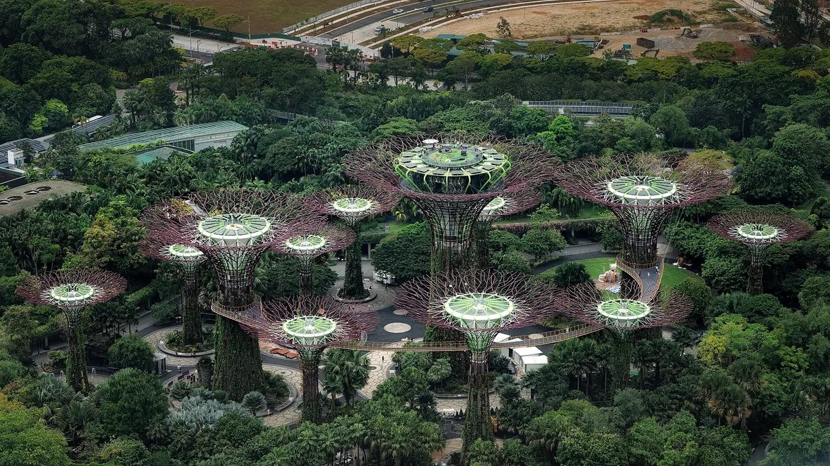 Gardens by the Bay in Marina Bay, Singapore