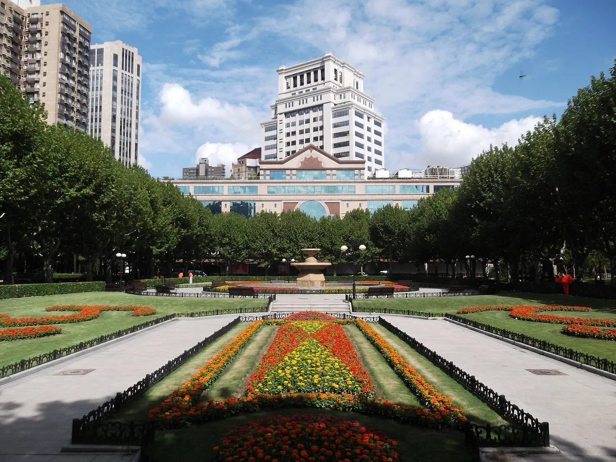 Fuxing Park in Shanghai, China