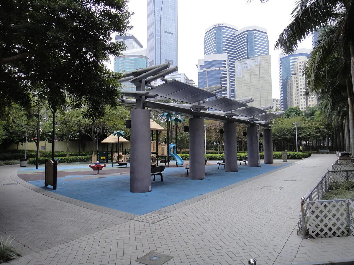 Quarry Bay Park in North Point, Hong Kong