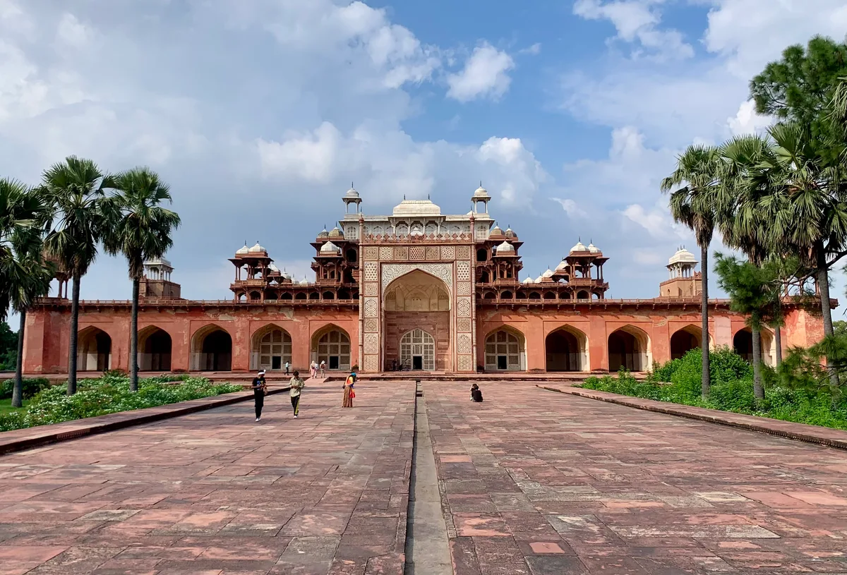 Tomb of Akbar in Agra, India