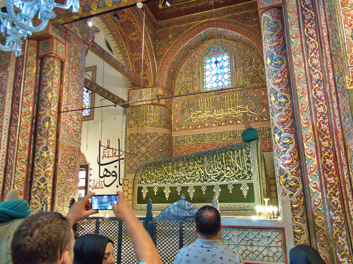 Tomb of Mevlana Rumi in Konya, Turkey