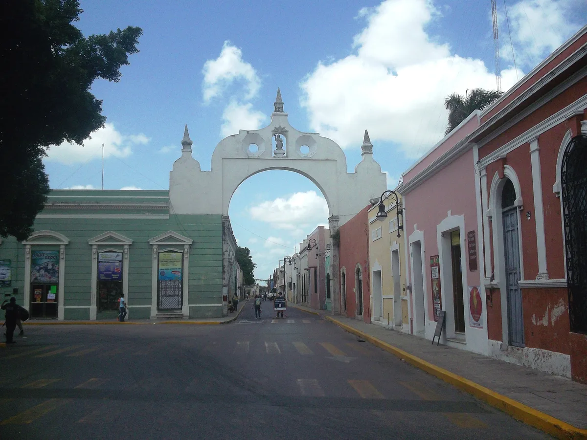 Arco de San Juan in Merida, Mexico