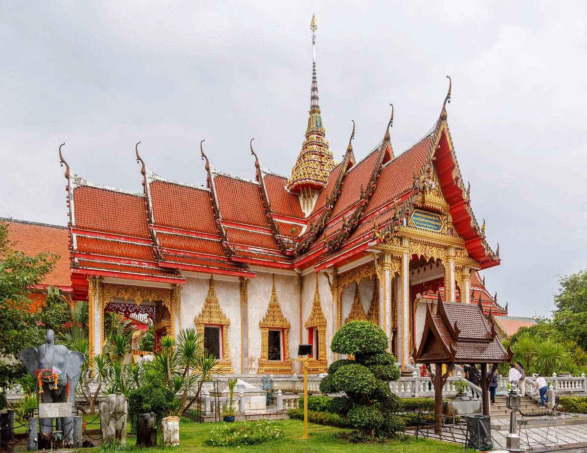 Wat Chalong in Phuket, Thailand