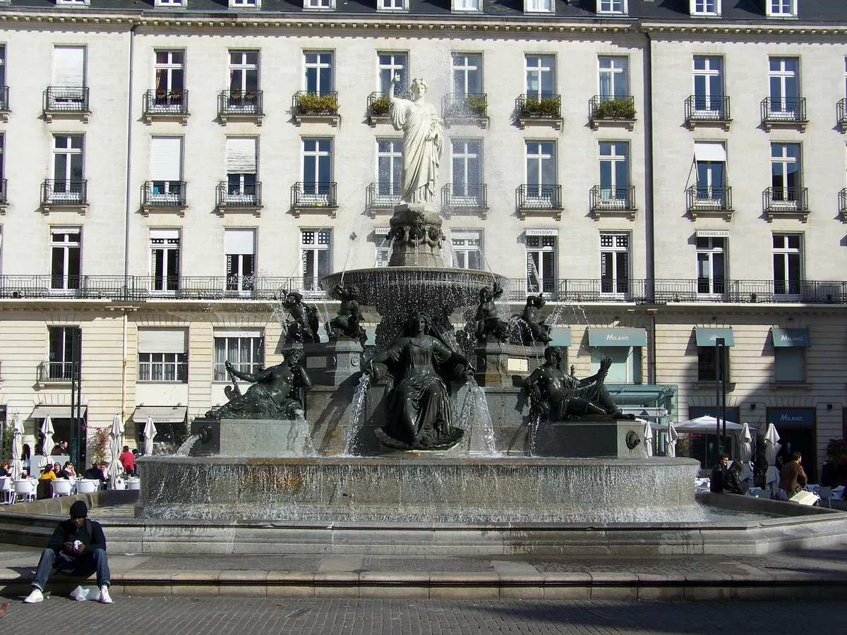 Place Royale in Nantes, France