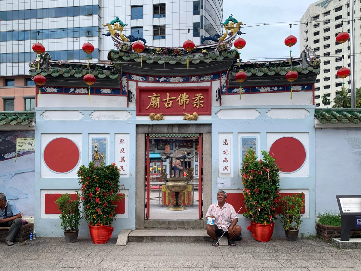 Johor Ancient Temple in Johor Bahru, Malaysia