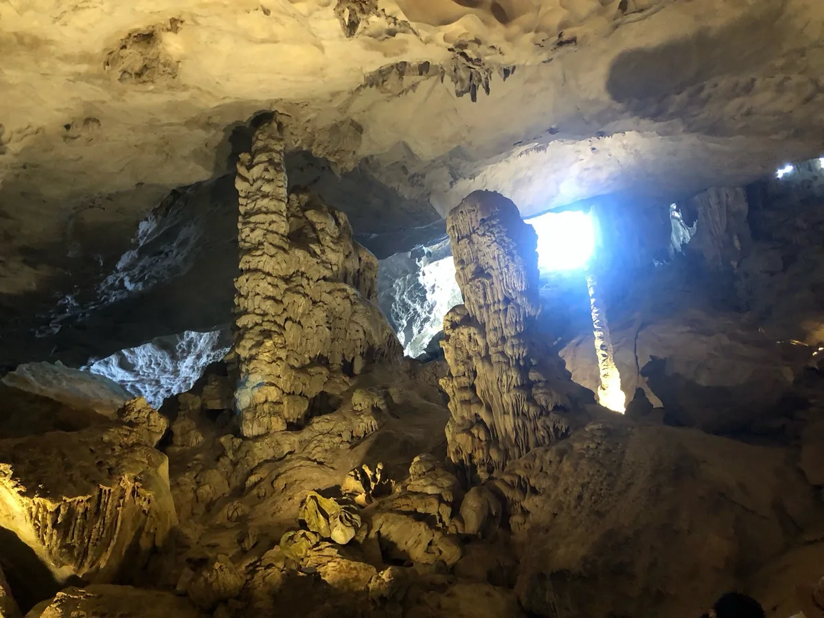 Sung Sot Cave in Ha Long Bay, Vietnam