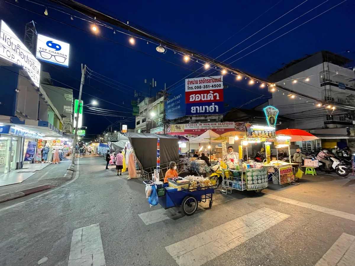 Hua Hin Night Market in Hua Hin, Thailand