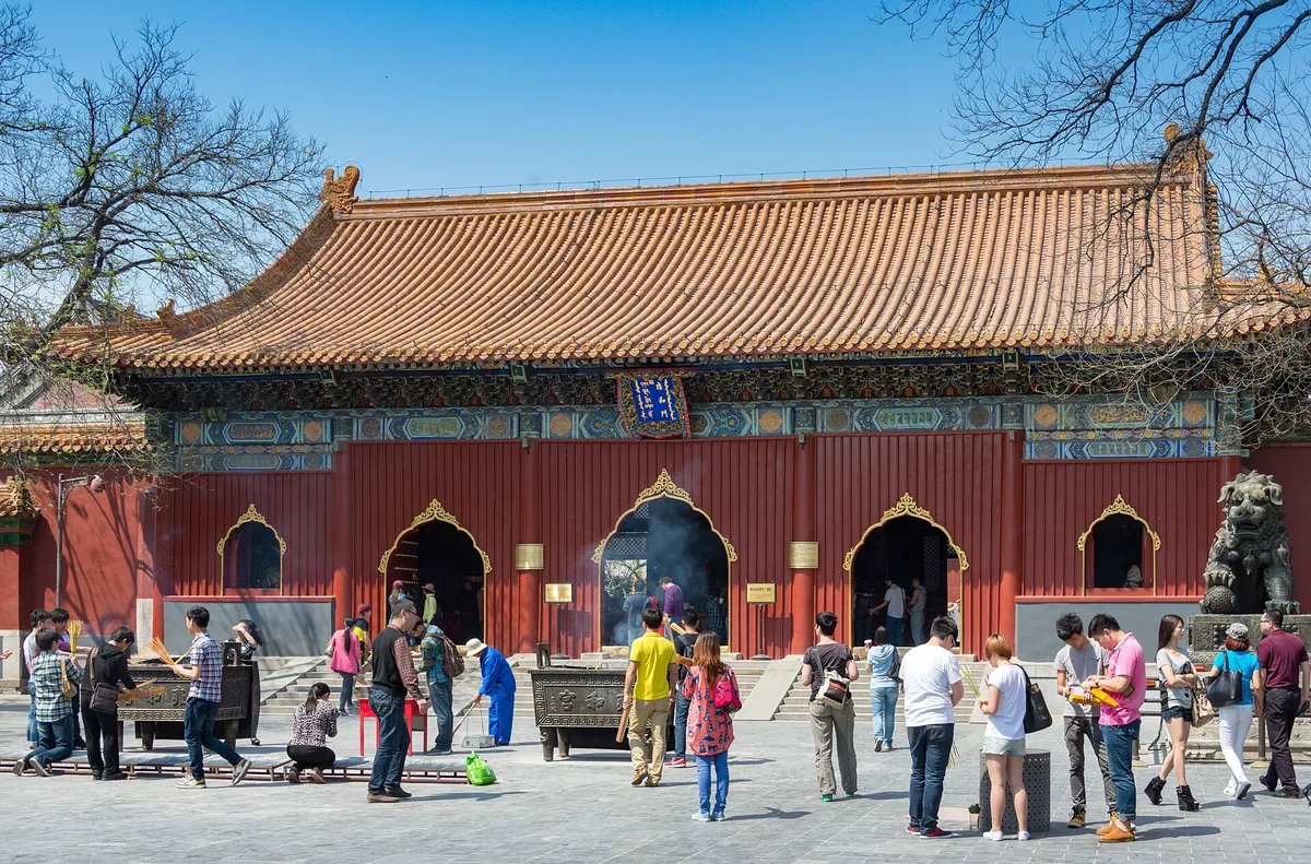 Lama Temple in Beijing, China