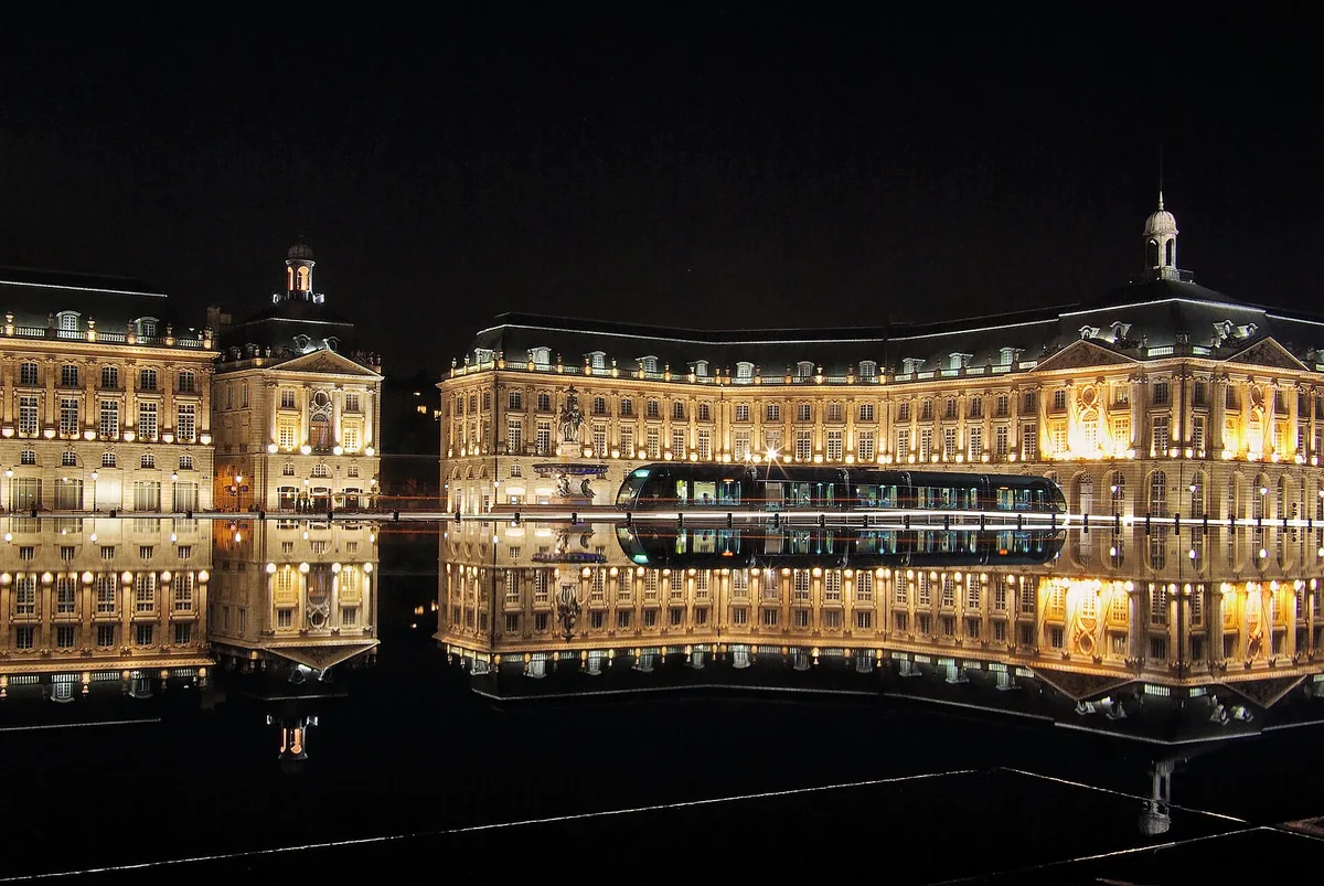 Place de la Bourse in Bordeaux, France