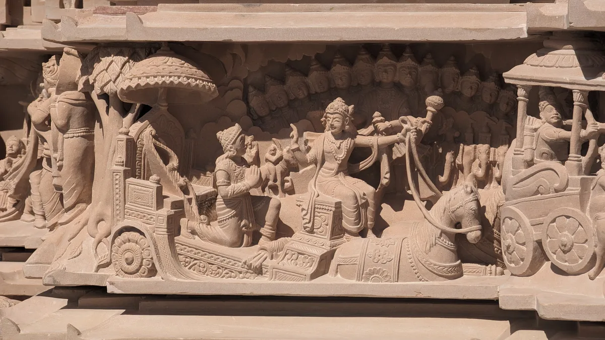 BAPS Hindu Mandir, Abu Dhabi in Abu Dhabi, United Arab Emirates